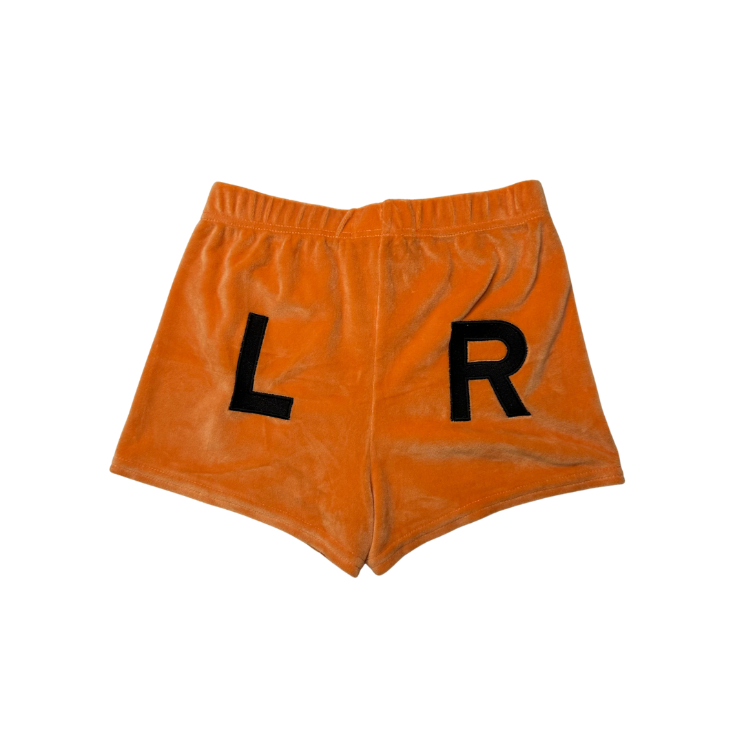 "Left Right" Orange Shorts